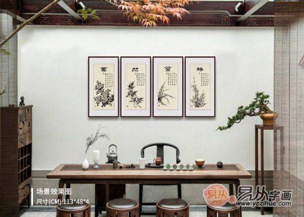 茶馆过年挂饰（茶馆挂什么画）